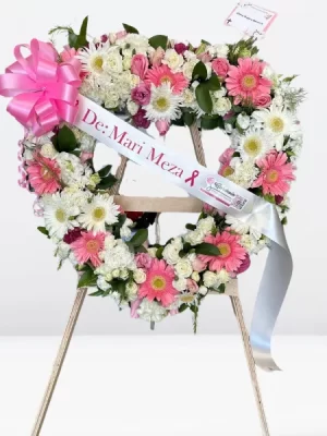 Corona Corazón Funeral